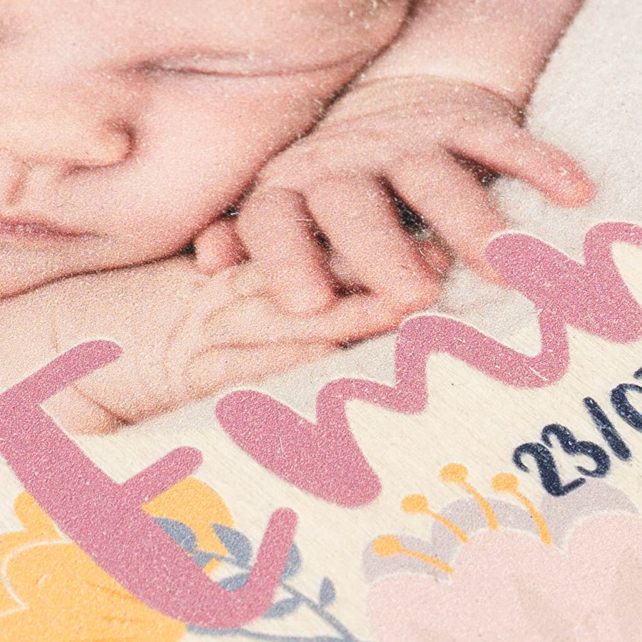 Rodelas de madeira - meses